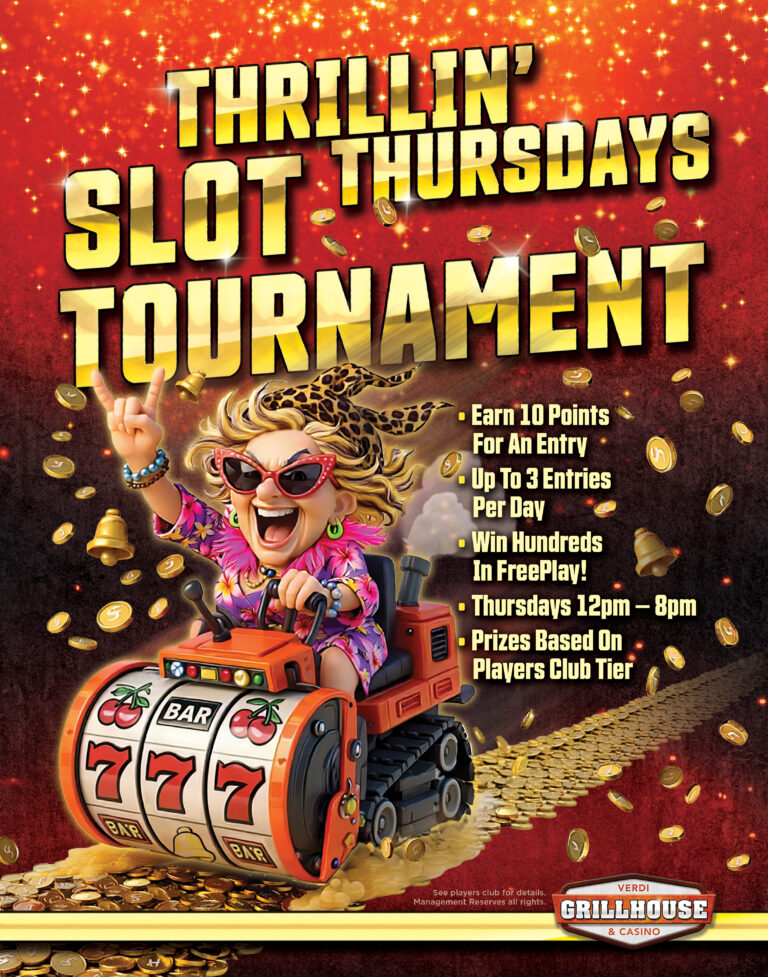 GH26-0056 Thrillin' Thursdays Slot Tournament Poster